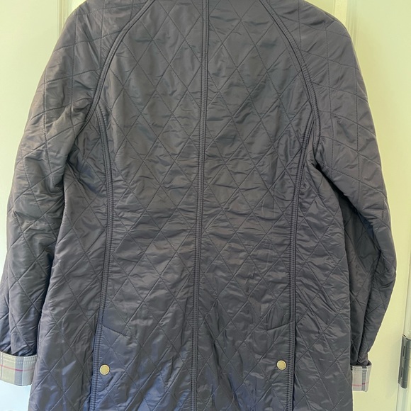 BNWOT Barbour quilted jacket size 8. Navy. - Picture 5 of 5